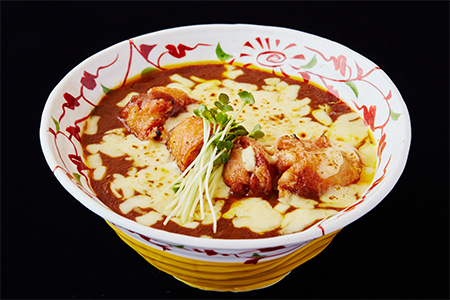 焼きからあげカレーチーズ丼